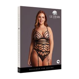 Le désir by shots Lola - Strappy Set - Queen Size - Black (8714273020680)