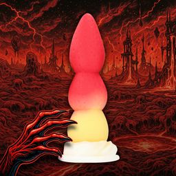 Ouch! by shots Whipped Berry - Siliconen Anale Plug - Rood/Geel (8714273024404)