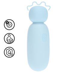 Loveline by shots Mochi - Mini Chunky Wand Vibrator - Blauw (8714273060174)
