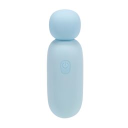 Loveline by shots Mochi - Mini Chunky Wand Vibrator - Blauw (8714273060174)