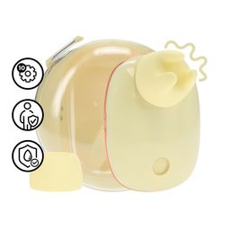 Loveline by shots Dreamsicle - Compact AirTap Vibrator met Twee Hoofdaccessoires - Geel (8714273059680)