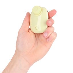 Loveline by shots Dreamsicle - Compact AirTap Vibrator met Twee Hoofdaccessoires - Geel (8714273059680)