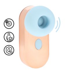 Loveline by shots Budsie - Oordopjes-vormige AirTap Vibrator - Blauw (8714273059864)