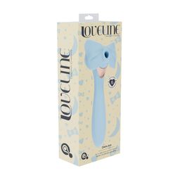 Loveline by shots Darling - AirTap Wand Vibrator met Vijf Koppen Accessoires - Blauw (8714273059901)
