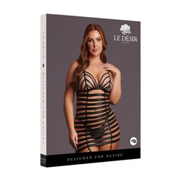 Le désir by shots Lola - Strappy Set Dress - Queen Size - Black (8714273020666)