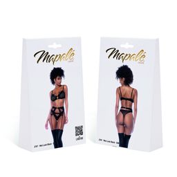 Mapalé Rock Star - Drie Delige Set - S/M - Glanzend Zwart (190602113328)