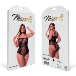 Mapalé Visnet Bodysuit - Koning Maat - Zwart (190602585583)