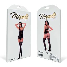 Mapalé Visnetkousen met Halslijnen en Bandjes - Één Maat - Zwart (190602585590)