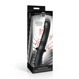 Xr brands Power Thrust - Duwende Siliconen Vibrator - Zwart (848518058423)