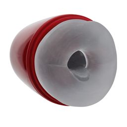 Pumped by shots Pulsar - Negatieve Druk Zuig- en Trillingsmasturbator Pomp - Metallic Rood (8714273061485)