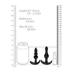 Sono by shots No.80 - 4-delige Butt Plug Set (8714273524584)