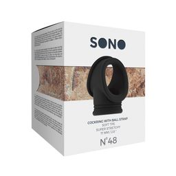 Sono by shots Nr.48 - Cockring met Ball Strap (8714273787798)