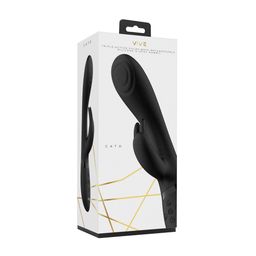 Vive by shots Cato - Pulse G-spot Konijn - Zwart (8714273521583)