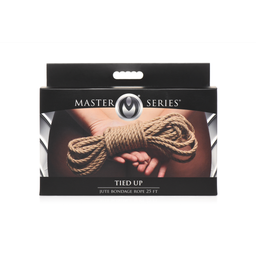 Xr brands Tied Up - Jute Bondage Touw - 25 ft / 7,6 mtr (848518051899)