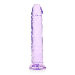 Realrock by shots Rechtdoorlopende Realistische Dildo met Zuignap - 9'' / 23 (8714273522740)