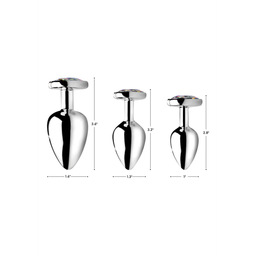 Xr brands Rainbow Prism - Hart Butt Plug - Klein (848518036605)
