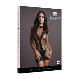 Le désir by shots Net Contrast Mini Dress - One Size (8714273495372)