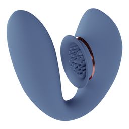 Innovation by shots Twitch 3 - Oplaadbare Vibrator en Suction - Blauw/Grijs (8714273054975)