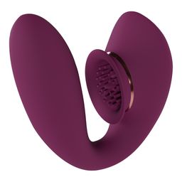 Innovation by shots Twitch 3 - Oplaadbare Vibrator en Suction - Bordeaurot (8714273054982)