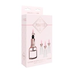Pumped by shots Clitorale  Tepelpomp Set Medium - Medium (8714273548443)