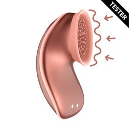 Innovation by shots Twitch Hands - Vrije Suction  Vibration Speelgoed - Roze - Tester (8714273523334)