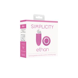 Simplicity by shots Ethan - Draadloze Vibrerende Ei met Afstandsbediening (8714273548658)