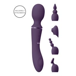 Vive by shots Nami - Pulse Wave  Vibrating Wand - Paars (7423522539552)