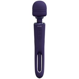 Vive by shots Kiku - Dubbelzijdige Wand met Innovatieve G-Spot Flapper Stimulator - Paars (8714273051837)