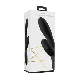 Vive by shots Kyra - Pulse Clitorale Rabbit - Zwart (8714273521798)
