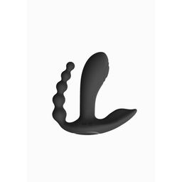 Vive by shots Kata - Pulse Wave  Vibrerende Dubbele Penetratie Vibrator - Zwart (7423522538548)