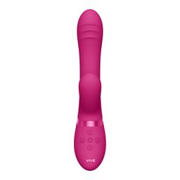 Vive by shots Tani - Finger Motion met Pulse-Wave Vibrator - Roze (7423522539583)