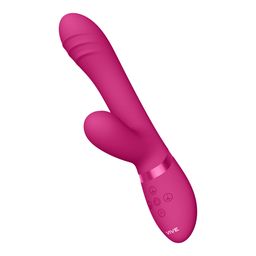 Vive by shots Tani - Finger Motion met Pulse-Wave Vibrator - Roze (7423522539583)