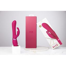 Vive by shots Chou - G-Spot Rabbit  Clitoral Stimulator - Roze (7423522537572)