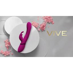 Vive by shots Mika - Triple Motor - Vibrerende Rabbit met Innovatieve G-Spot Flapper Stimulator - Roze (8714273051844)