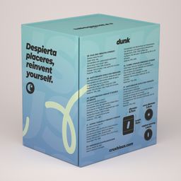 Crushious Dunk - Double Entry Masturbator with Vibration - Black (7403254162211)