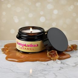 Crushious Temptation - Massage Candle with Pheromones and Toffee Caramel Aroma - 0.68 fl oz / 20 ml (7403254162587)
