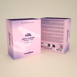 Crushious Silk - Massage Candle with Pheromones and Vanilla Scent - 0.68 fl oz / 20 ml (7403254162525)
