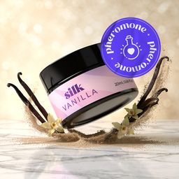 Crushious Silk - Massage Candle with Pheromones and Vanilla Scent - 0.68 fl oz / 20 ml (7403254162525)