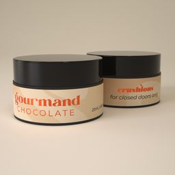 Crushious Gourmand - Massage Candle with Pheromones and Chocolate Scent - 0.68 fl oz / 20 ml (7403254162501)