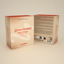 Crushious Gourmand - Massage Candle with Pheromones and Chocolate Scent - 0.68 fl oz / 20 ml (7403254162501)