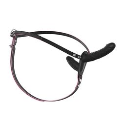 Crushious Labionda - Double Harness with Remote Control - Black (7403254162259)