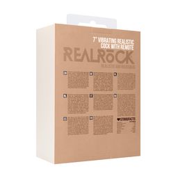 Realrock by shots Vibrerende Realistische Cock met Scrotum - 7 / 18 cm (8714273070753)