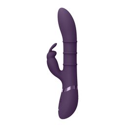 Vive by shots Sora - Up  Down Stimulerende Ringen, Vibrerende G-Spot Rabbit - Paars (8714273493286)
