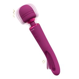 Vive by shots Kiku - Dubbelzijdige Wand met Innovatieve G-Spot Flapper Stimulator - Roze (8714273051820)