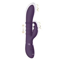 Vive by shots Halo - Ring Rabbit Vibrator - Paars (8714273545039)