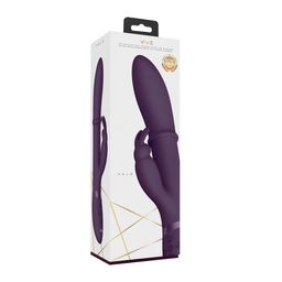 Vive by shots Halo - Ring Rabbit Vibrator - Paars (8714273545039)