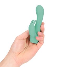 Loveline by shots Mini Dual Rabbit Vibrator - Groen (8714273021472)