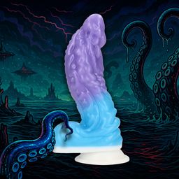 Ouch! by shots Galactic Hydra - Siliconen Dildo - Paars/Blauw (8714273024244)