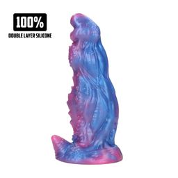 Ouch! by shots Galactic Night Fiend - Siliconen Dildo - Paars (8714273024251)