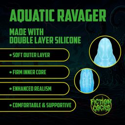 Ouch! by shots Aquatic Ravager - Siliconen Dildo - Blauw (8714273024350)